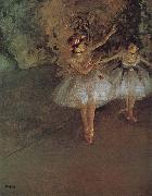 Edgar Degas Two dancer France oil painting reproduction